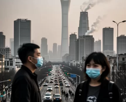 遮天蔽日！北京雾霾再袭，市民呼吁加强治理