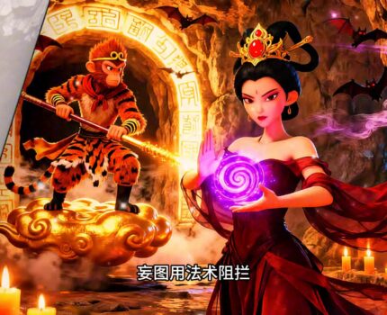 《孙悟空勇闯妖洞，拯救小朋友的奇幻冒险》